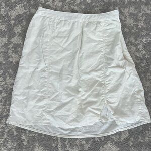 Abercrombie White Linen XS Skirt